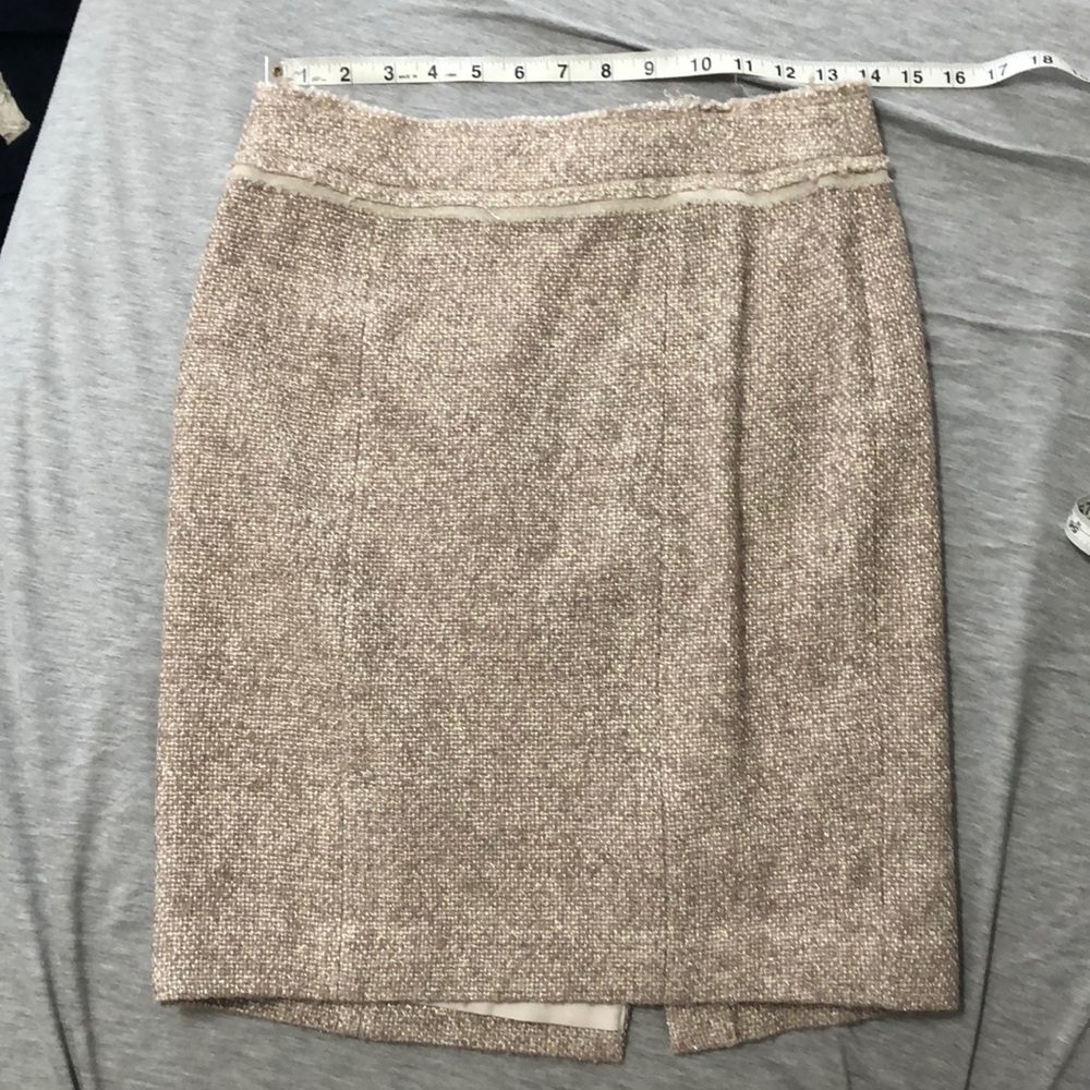 Ann Taylor tweed pencil skirt size 4P